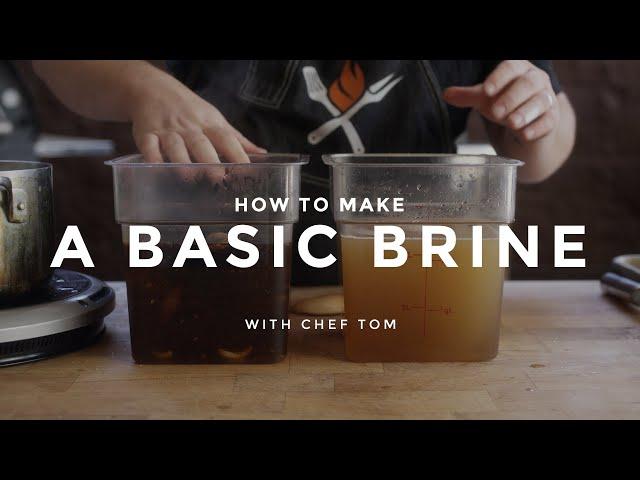 How to Make a Basic Brine