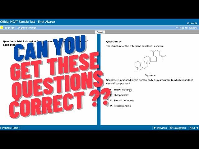 Mcat Practice Question TIME | AAMC QUESTIONS | Tips from a 100th% tutor