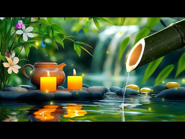 Relaxing Piano Music Bamboo Water Fountain, Sleep Music, Relaxing Music, Water Sounds