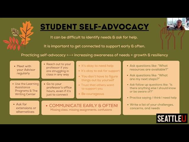 Student Persistence at Seattle University - Parent & Family Engagement Webinar, February 2024