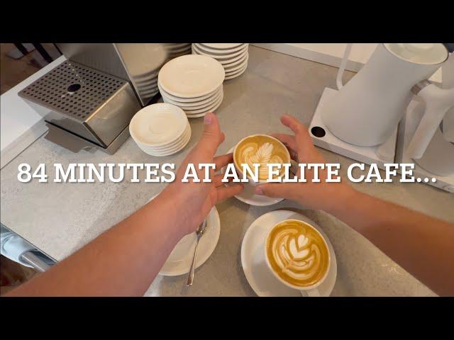 POV- Barista works at a cafe from the future…