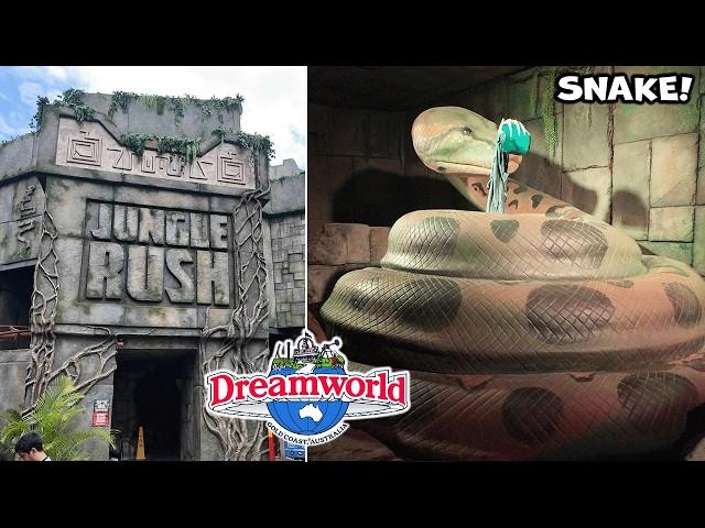 Best Themed Ride in Australia | Jungle Rush at Dreamworld FULL Queue Line Walkthrough