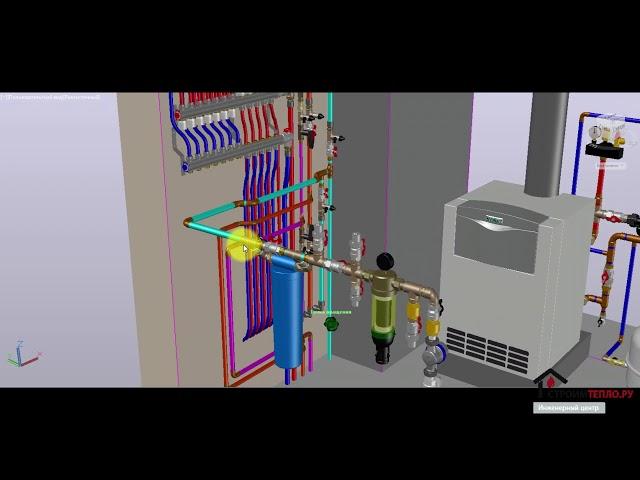 #котельная #3D #проектирование Проект котельной-как это сделано? (СтроимТепло.Ру)