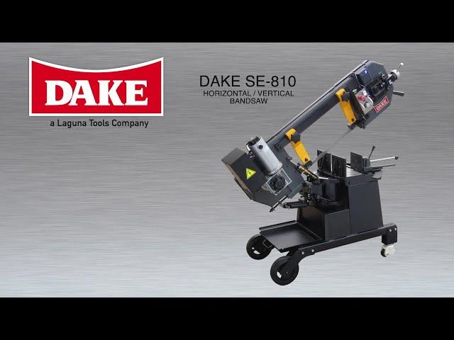 Dake SE-810 Dual Mitering Horizontal Bandsaw