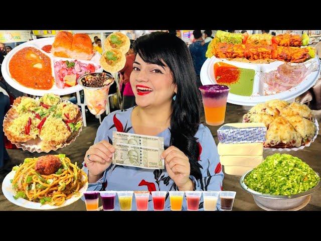 Rs 1000 Street Food Challenge | Ahmedabad Food Challenge