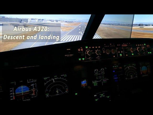 A320 Approach and Landing tutorial!