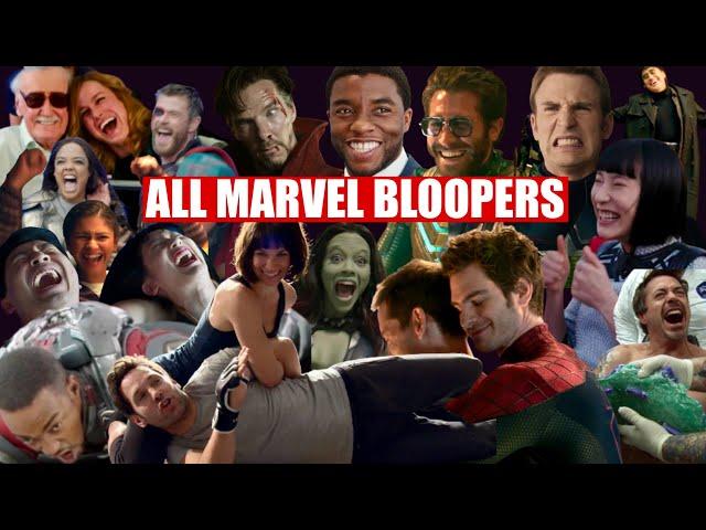 All Marvel & MCU bloopers, gag reel and funny outtakes 「4K」