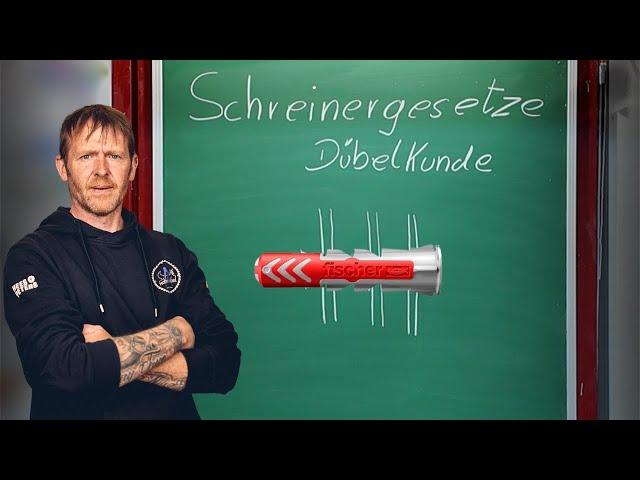 Dübel richtig anwenden: Profi-Tipps zur sicheren Befestigung! 1️⃣2️⃣ #Schreinergesetze - Dübelkunde