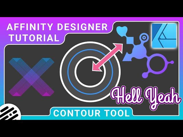 Affinity Designer Tutorial - Contour Tool