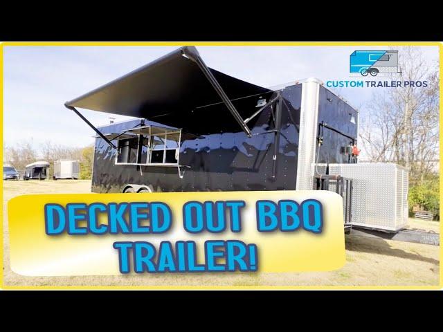 8 5x30 BBQ Trailer   Decked Out!