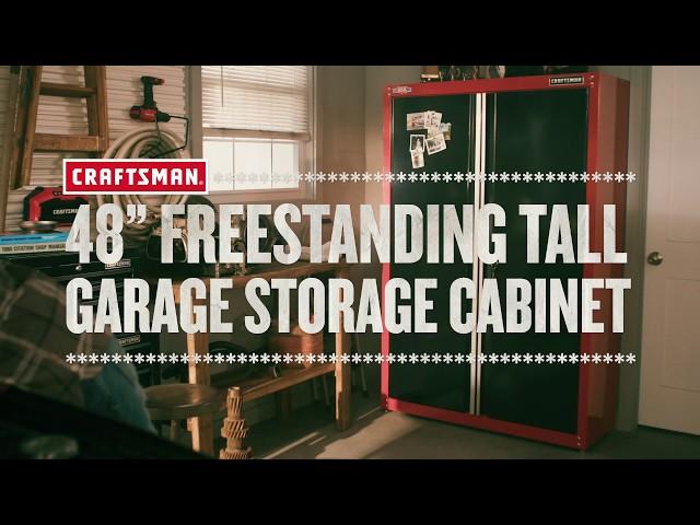 2000 Series 48-IN. Wide Freestanding Tall Garage Storage Cabinet | Tool Overview