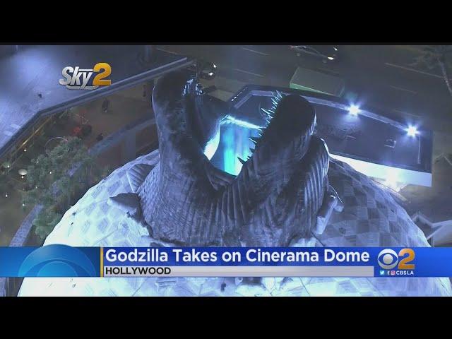 Godzilla Takes Over Hollywood Cinerama Dome