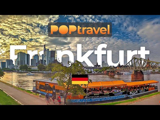 FRANKFURT (am Main), Germany  - City Center - 4K