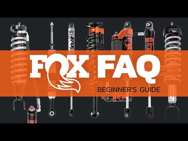 Fox Shocks Frequently Asked Questions - 2.0 Performance & 2.5 Factory Series