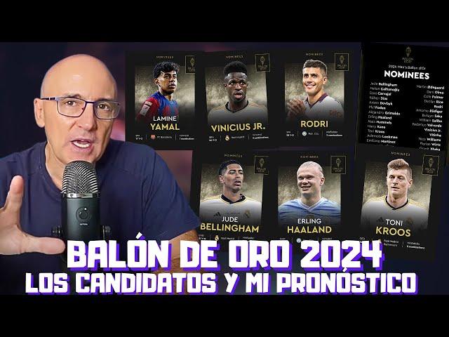 BALÓN DE ORO 2024 ¿QUIÉN GANARÁ? RODRI, BELLINGHAM, VINICIUS, LAMINE, KROOS...SIN MESSI NI CRISTIANO