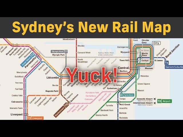 The New 2024 Sydney Rail Map Revealed!