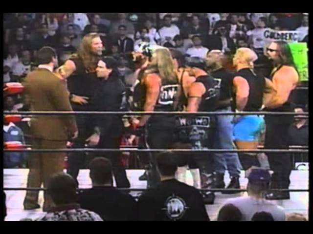 3-30-98 nWo Hollywood promo with Kevin Nash trouble