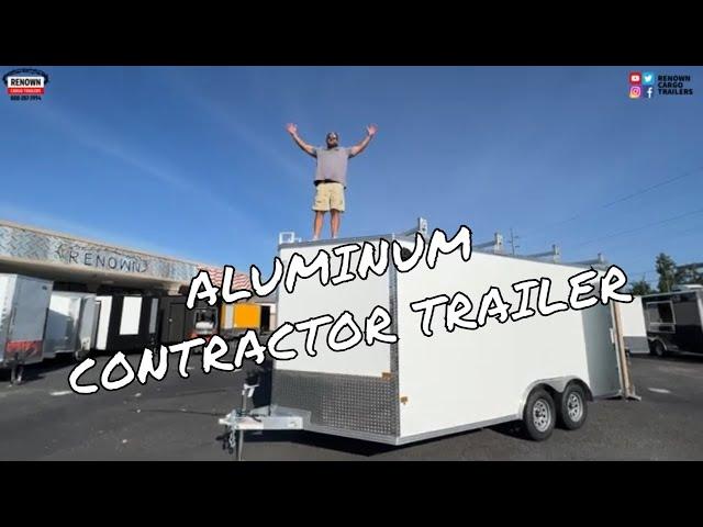 ALCOM EZ-HAULER: Ultimate All-Aluminum Contractor Trailer Walkthrough