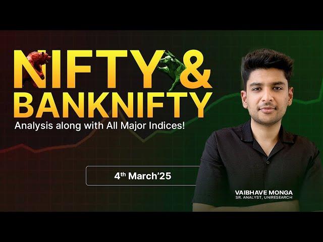  Share market updates: 4th March 2025 by Univest | Nifty and Bank Nifty Prediction