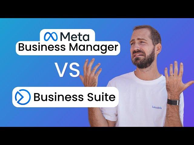 Difference between Facebook / Meta Business Suite & Business Manager (now: Portfolio) UPDATED 2024