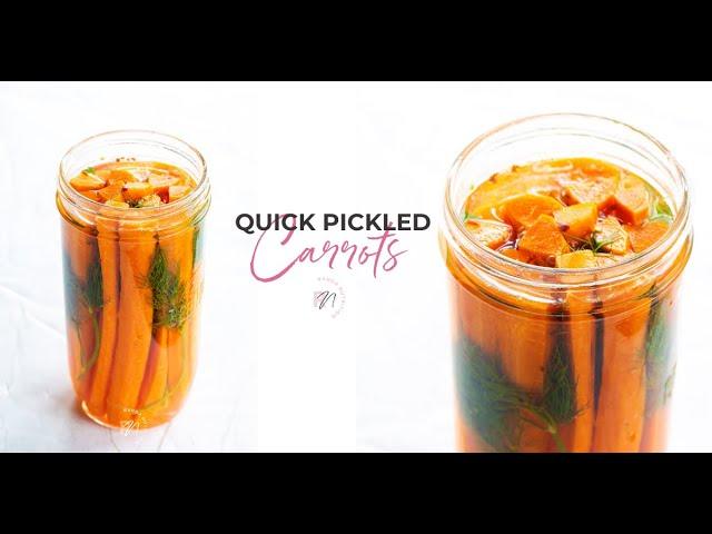 How to Make Quick Pickled Carrots (Super Easy Recipe)