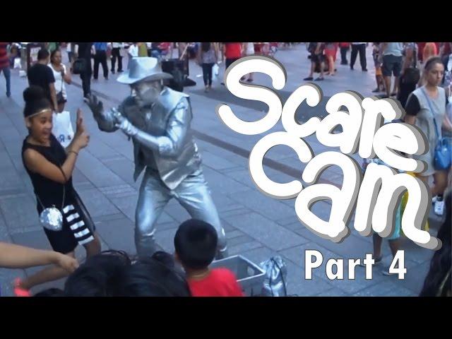 The Silver Cowboy | Scare Cam Part 4 | Living statue Prank