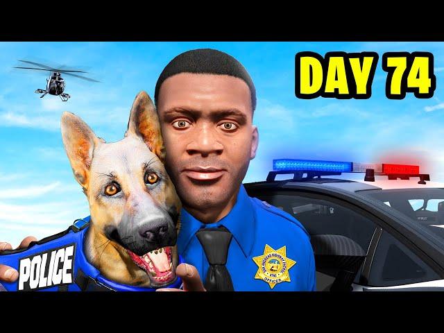 I Spent 100 DAYS in the POLICE FORCE in GTA 5