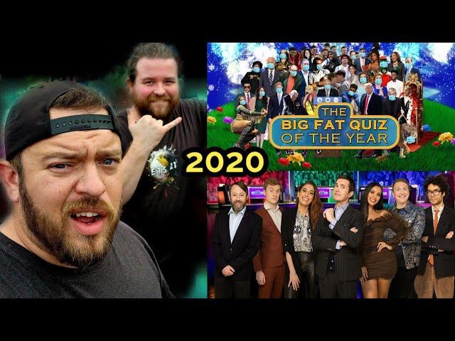 Americans React to "The Big Fat Quiz of the Year - 2020"