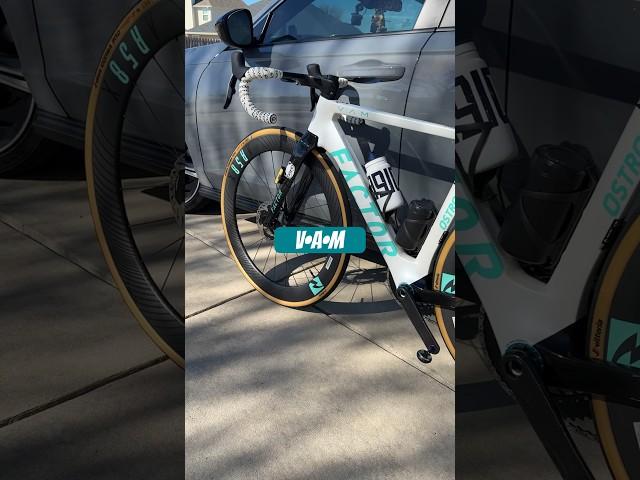 #Factor #ostro #vam #cycling #tiffanyblue #white #sram #di2 #legion #garmin #panda #outdoor