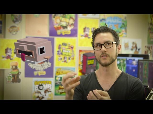 Mighty Games: In The Studio - Art Direction for Shooty Skies!