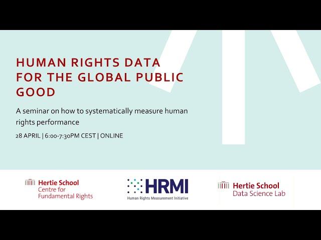 Human Rights Data for the Global Public Good