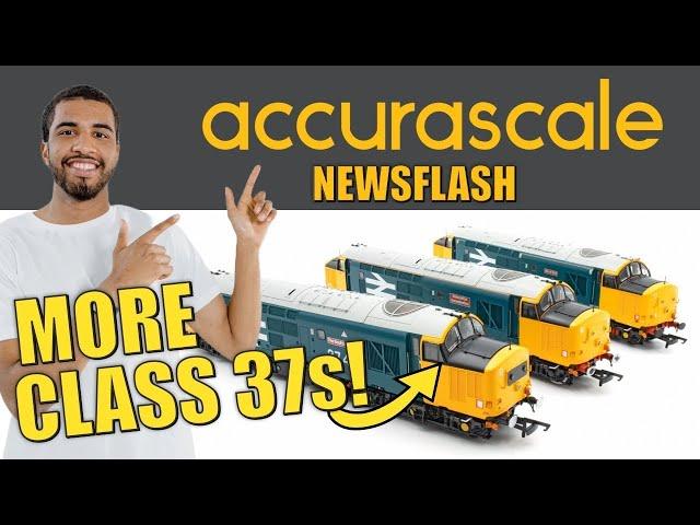 ACCURASCALE NEWS FLASH! More Class 37 Model Railway Locomotives in OO Scale