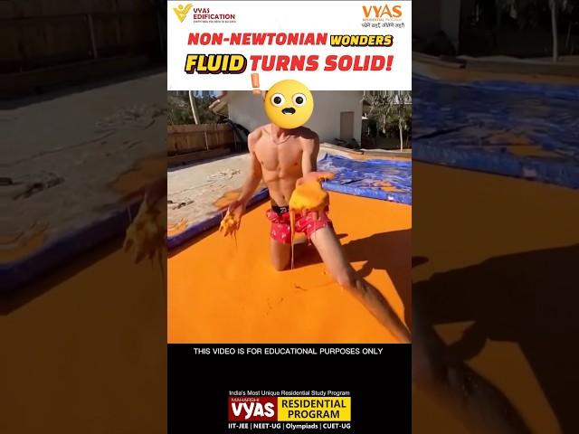 Non-Newtonian Wonders Fluid Turns Solid!