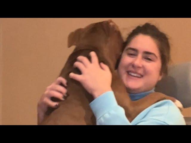 Unwanted dog is so happy when she finally gets adopted