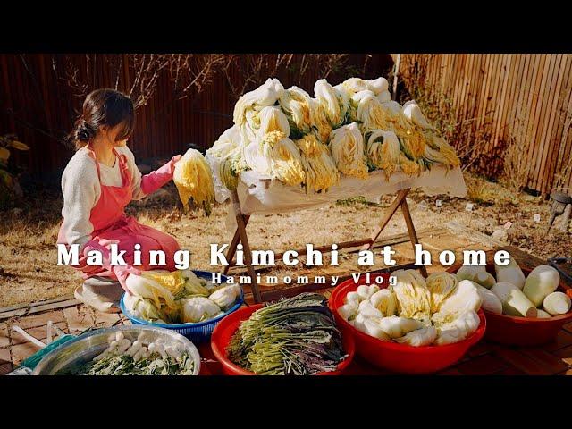 Making 150kg of Korean traditional Kimchi at home ㅣCleaning, Cooking, House decoratingㅣDaily Vlog