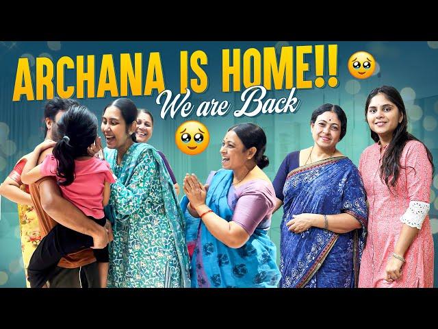 మా Archana is Home!! | We are back…️️ | Archana Challa | Jayapradachalla | Attakodallu | Family