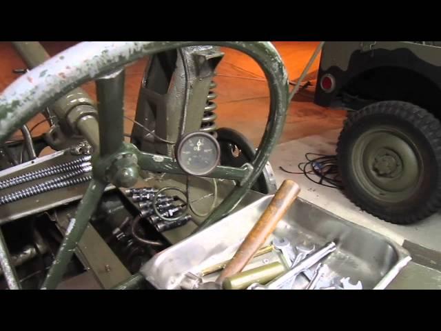 1944 Daimler Scout Car Mark II "Dingo" DB18 engine first start on the jack stands.