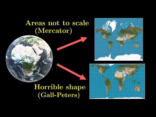 Theorema Egregium: why all maps are wrong