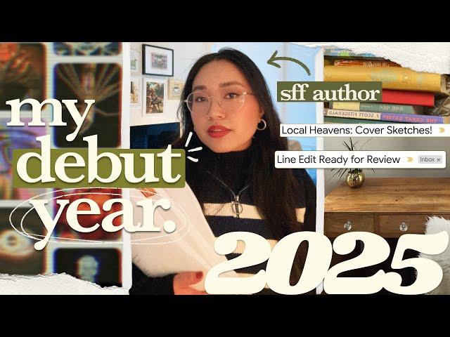 my debut novel comes out THIS YEAR  line edits + debut author reflections | writing vlog