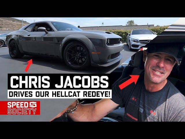 CHRIS JACOBS, "Overhaulin'" RIPS 1100HP Redeye Hellcat! She's Solid!