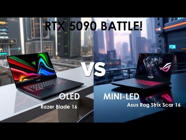 Razer Blade 16 vs ASUS ROG Strix Scar 16 2025 Review!