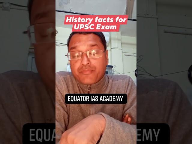 Best IAS coaching in Dehradun History facts for UPSC exam #upsc #ias #ifos