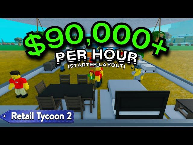 [UPDATED 2024] Retail Tycoon 2 Starter Layout Tutorial | $90K+/HOUR | ROBLOX