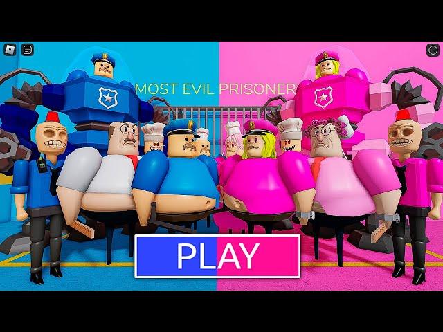 All Girl Bosses Vs All Boy Bosses Barry's Mode! Barry's Prison Run Obby Walkthrough Roblox