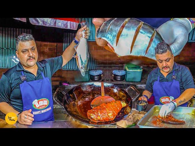 Most Viral Bunty Meat Wale Ki Biggest Whole Fish Fry Making l Delhi Street Food