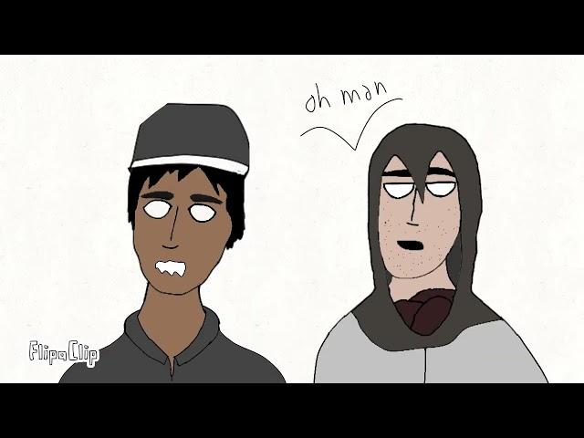 Haj Panda and Gazvin animation meme_flipa clip (annoying pigeon meme)