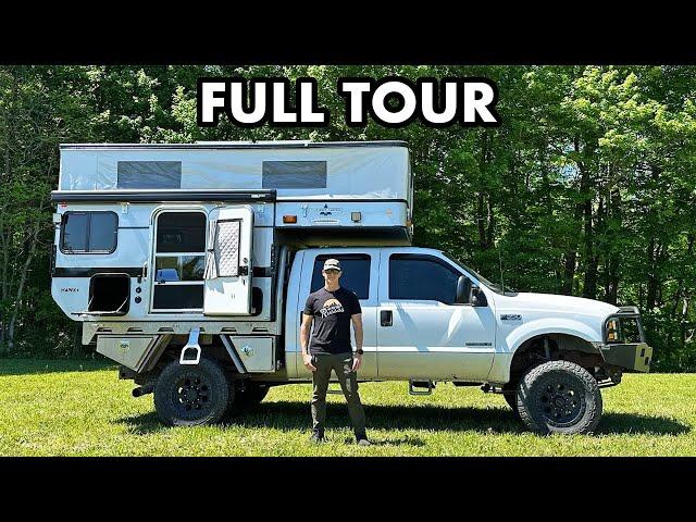 Ultimate Flatbed Truck Camper Walk-Through | Four Wheel Campers Hawk+