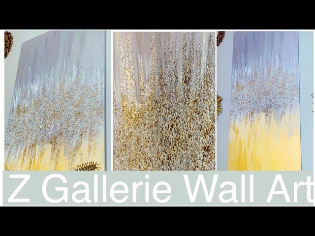 How to Make Z Gallerie Wall Art | Z Gallerie Wall Art | Glam Wall Art | Cheap and Easy DIY Wall Art