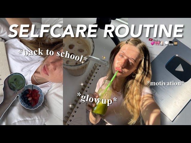 selfcare routine & back to school vlog  glowup, ziele & uni motivation