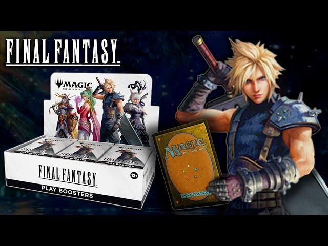 Opening FINAL FANTASY play booster box.